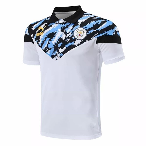 Polo Manchester City 2020 2021 II Azul Blanco